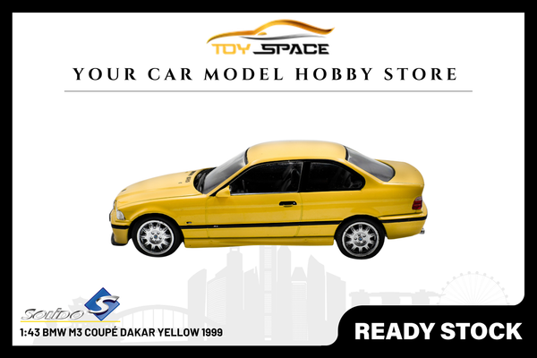 [SOLIDO] 1:43 BMW M3 Coupé Dakar Yellow 1999