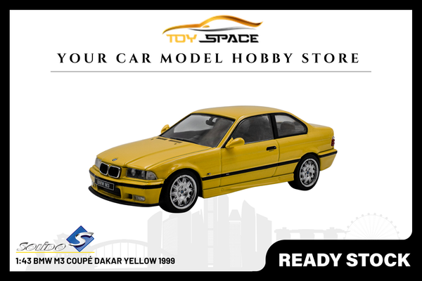 [SOLIDO] 1:43 BMW M3 Coupé Dakar Yellow 1999