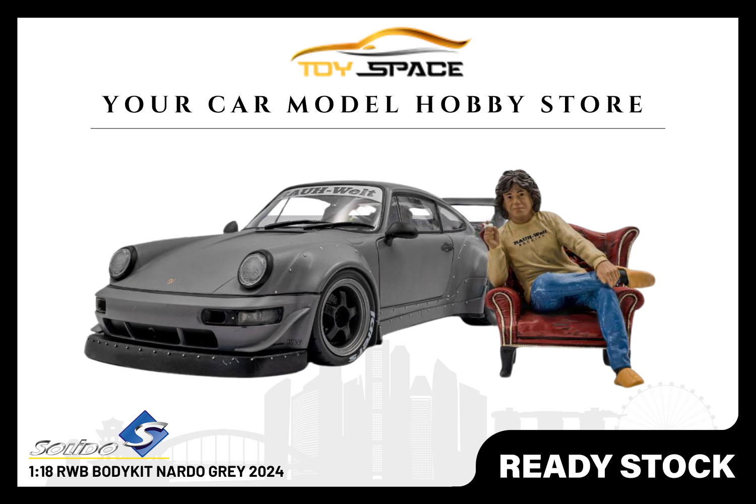 [SOLIDO] 1:18 RWB Bodykit Nardo Grey 2024