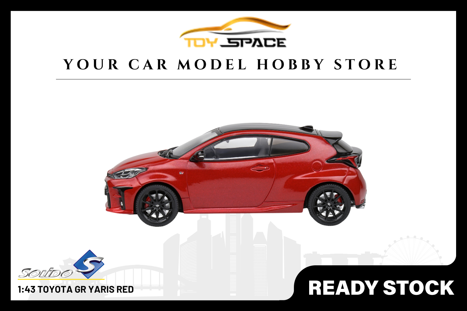 [SOLIDO] 1:43 Toyota GR Yaris Red