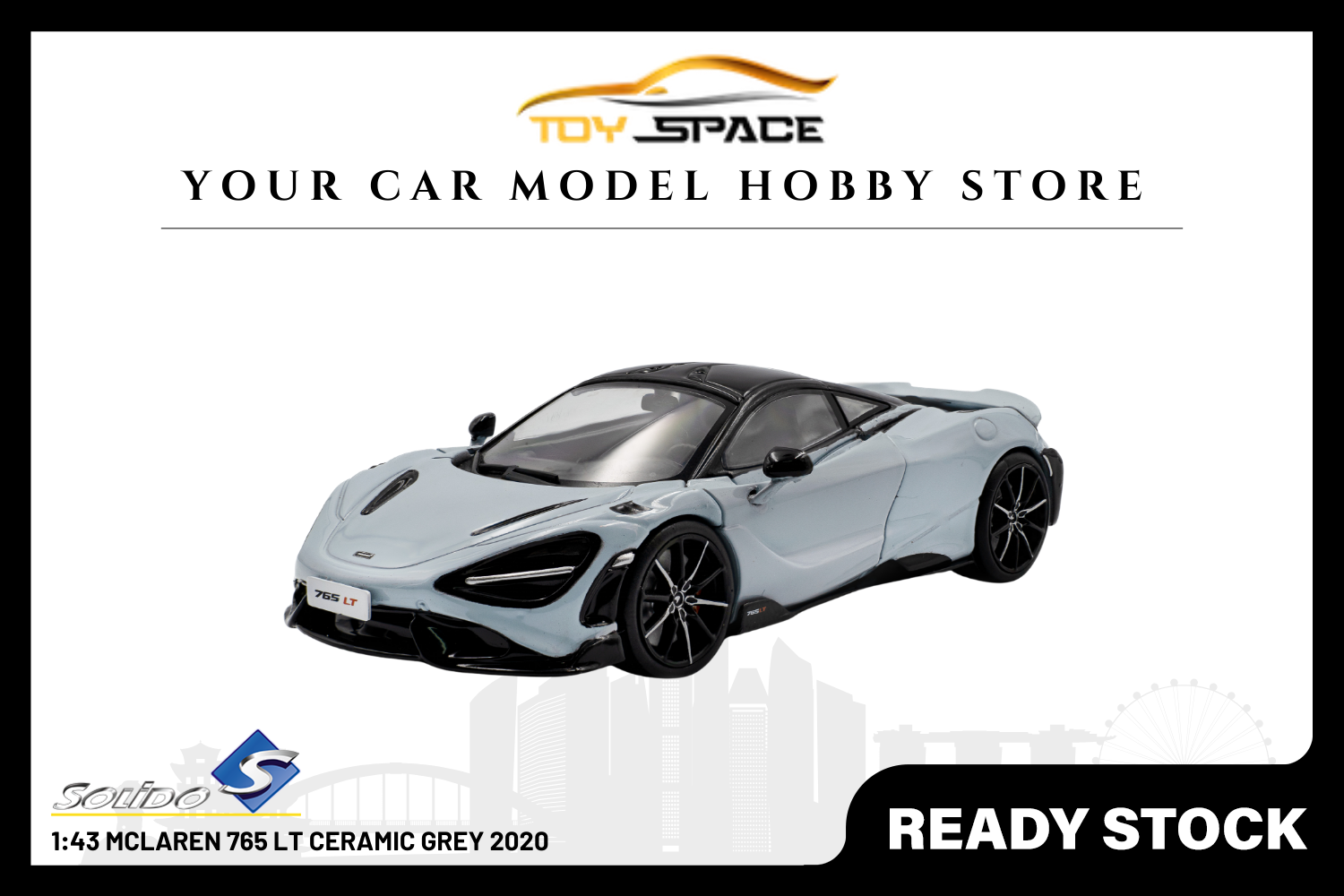 [SOLIDO] 1:43 Mclaren 765 LT Ceramic Grey 2020