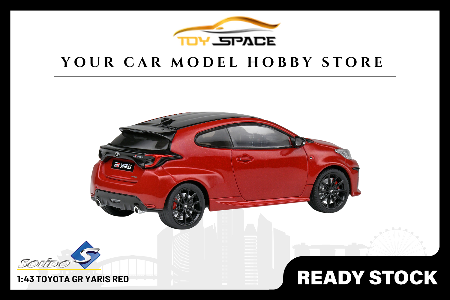 [SOLIDO] 1:43 Toyota GR Yaris Red