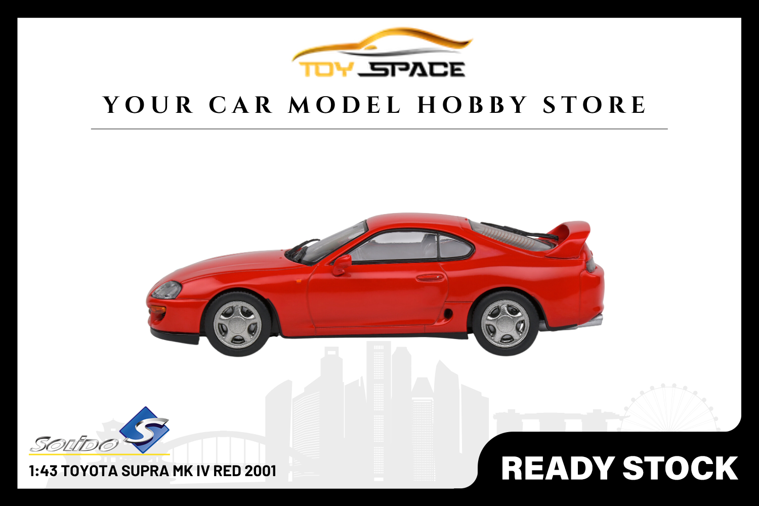 [SOLIDO] 1:43 Toyota Supra MK IV Red 2001