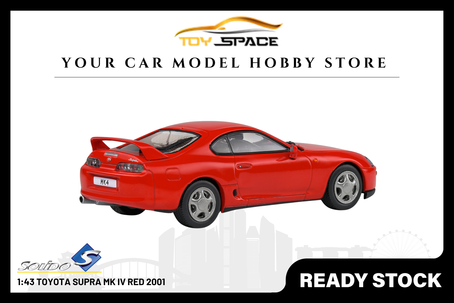 [SOLIDO] 1:43 Toyota Supra MK IV Red 2001