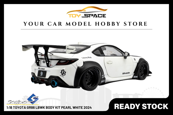 [SOLIDO] 1:18 Toyota GR86 LBWK Body Kit Pearl White 2024