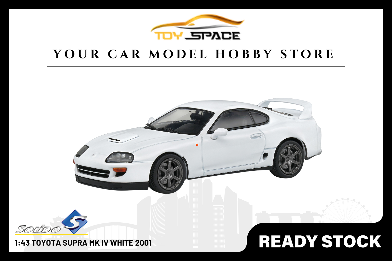 [SOLIDO] 1:43 Toyota Supra MK IV White 2001