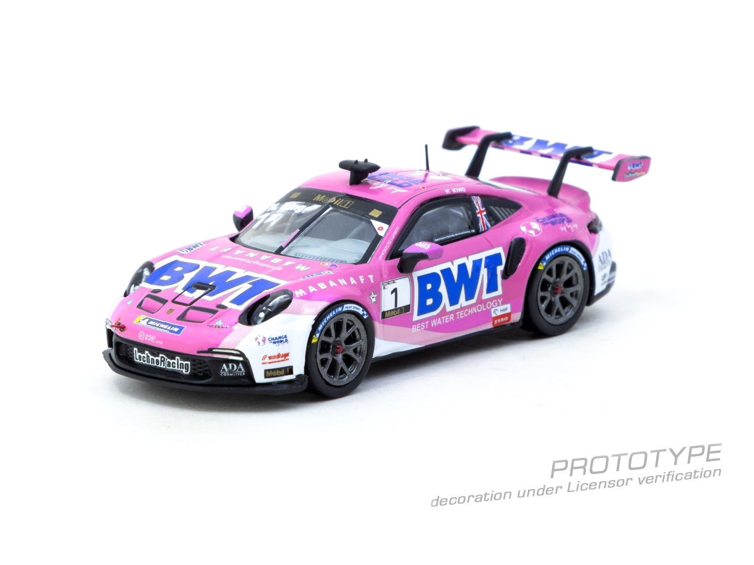 [TARMAC WORKS] 1:64 Porsche 911 GT3 Cup (992) Porsche Mobil 1 Supercup 2024 Harry King