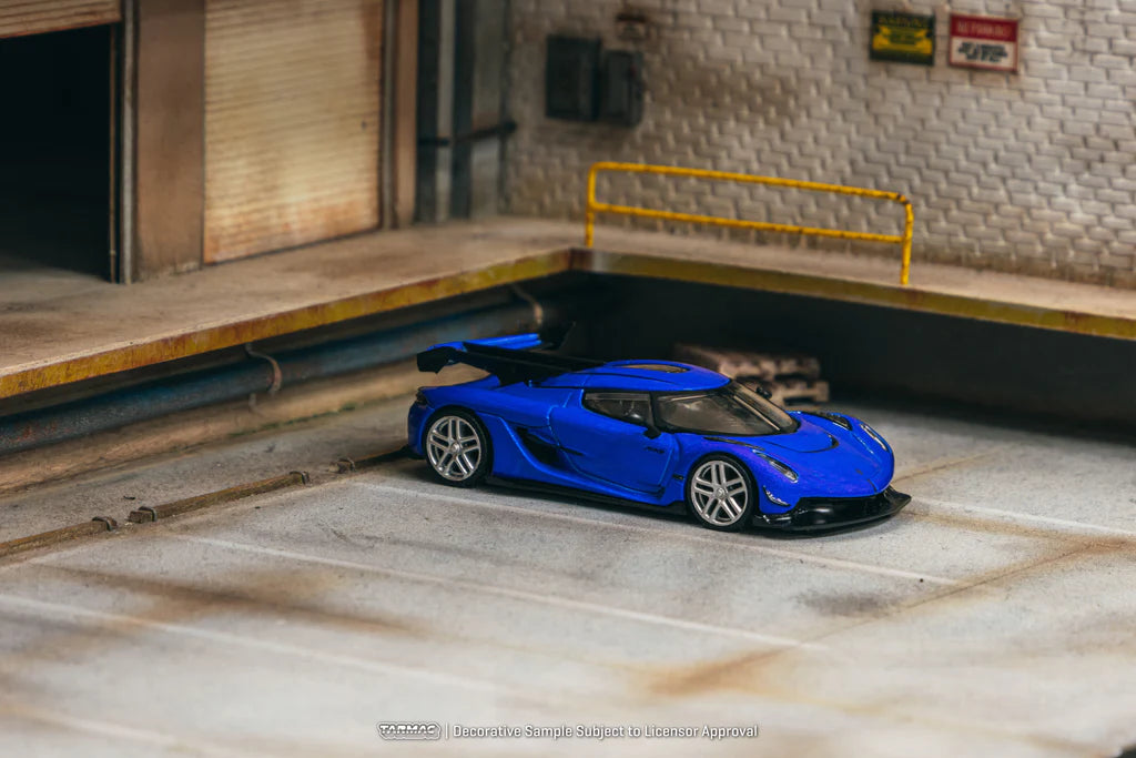 [TARMAC WORKS] 1:64 Koenigsegg Jesko Attack Blue - GLOBAL64