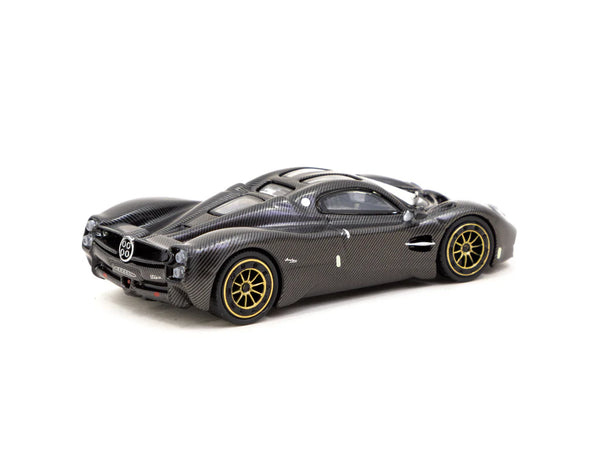 [TARMAC WORKS] 1/64 Pagani Utopia Black Carbon Fiber - GLOBAL64