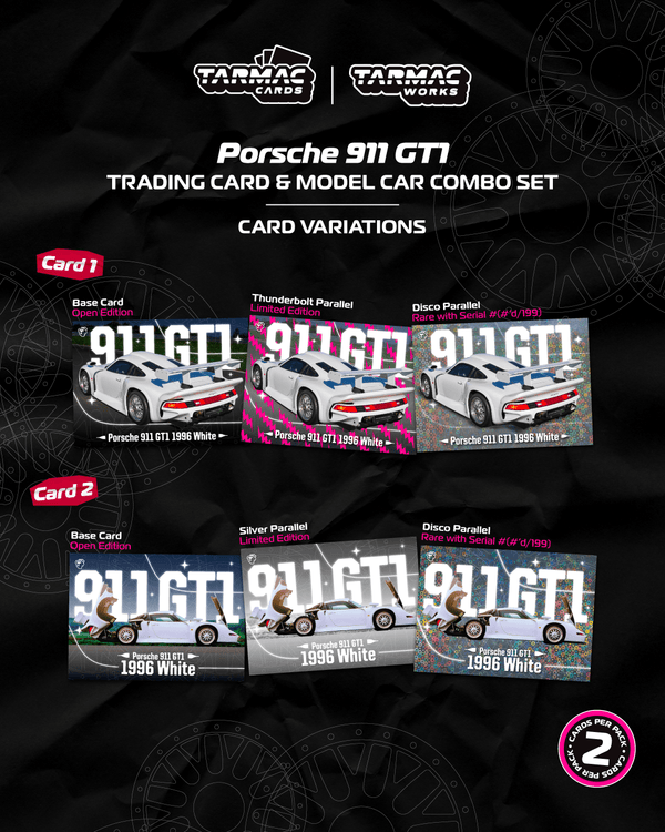 [TARMAC WORKS] 1:64 Porsche 911 GT1 White