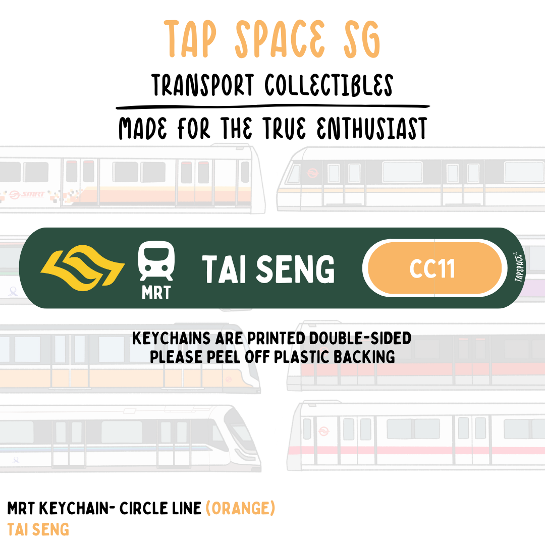Tai Seng MRT Station Keychain