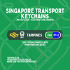 Tampines MRT Station Keychain