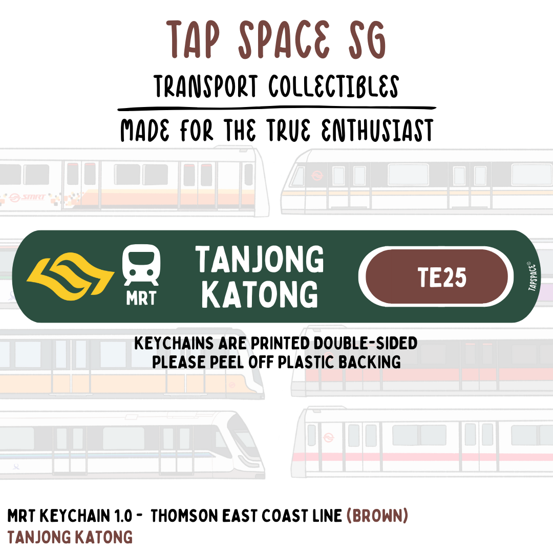 Tanjong Katong MRT Station Keychain