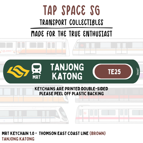 Tanjong Katong MRT Station Keychain