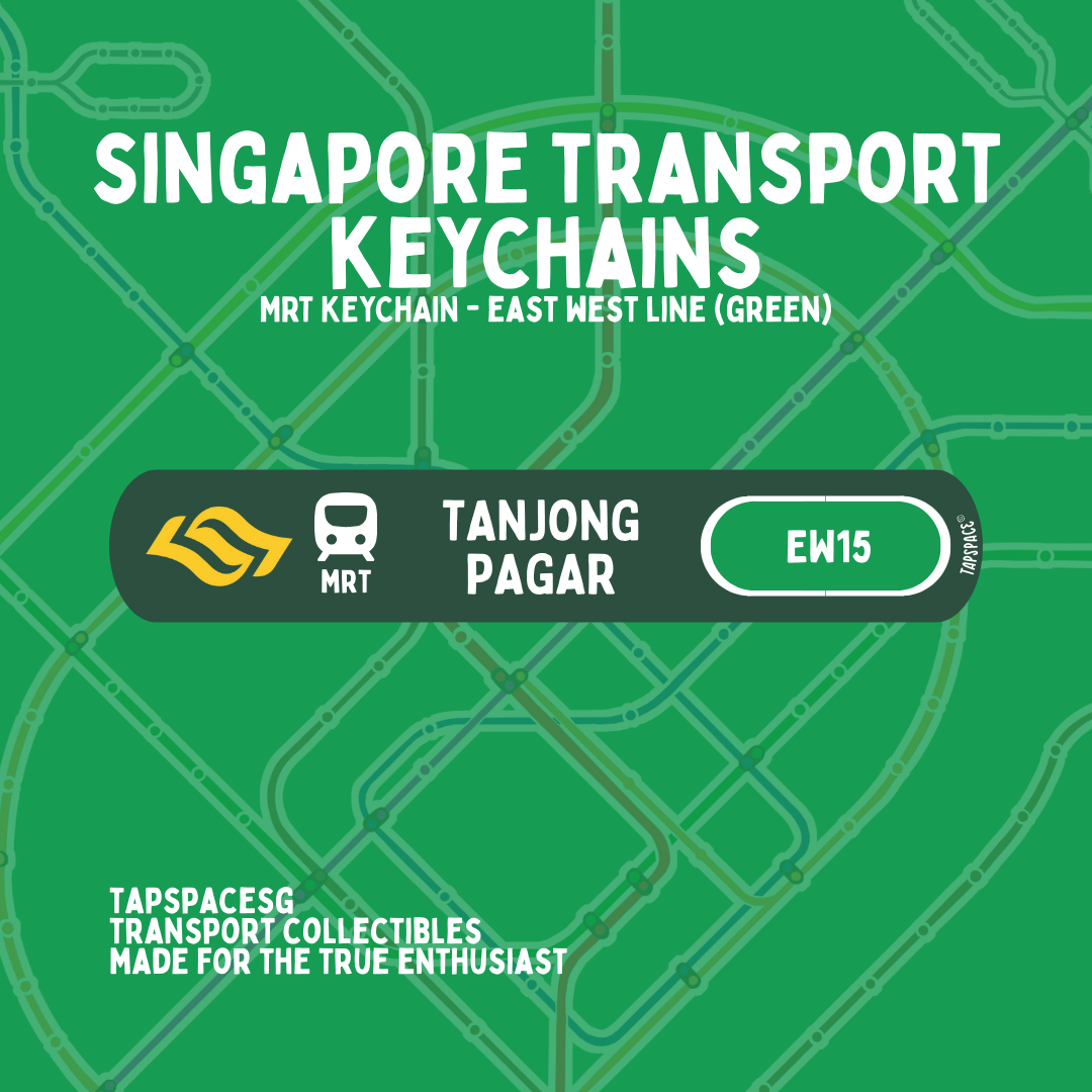 Tanjong Pagar MRT Station Keychain