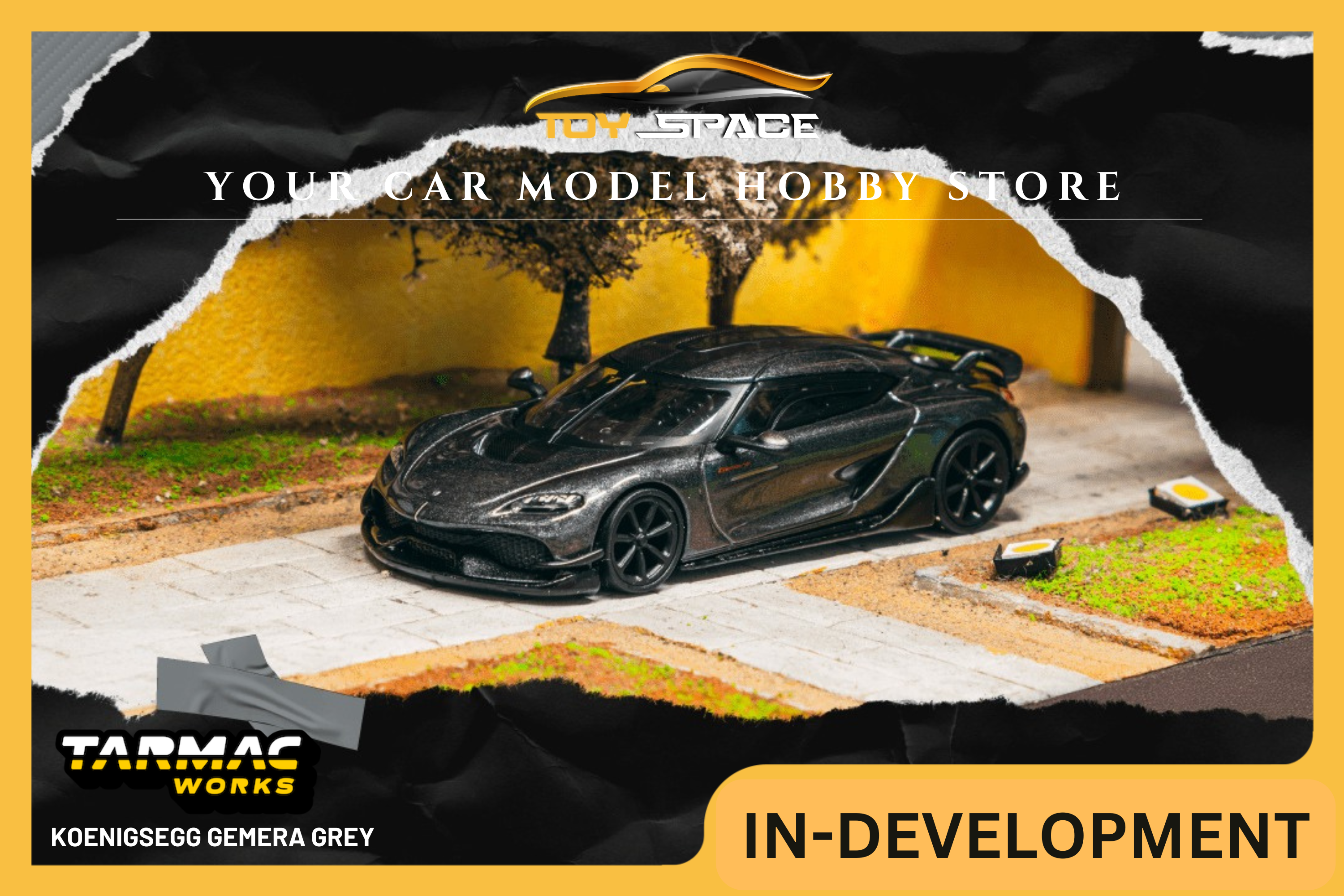 [TARMAC WORKS] 1:64 Koenigsegg Gemera Grey