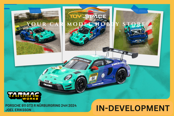 [TARMAC WORKS] 1:64 Porsche 911 GT3 R Nürburgring 24h 2024 Joel Eriksson / Tim Heinemann / Nico Menzel / Martin Ragginger