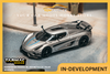 [TARMAC WORKS] 1:64 Koenigsegg Regera Silver Metallic / Blue Accents