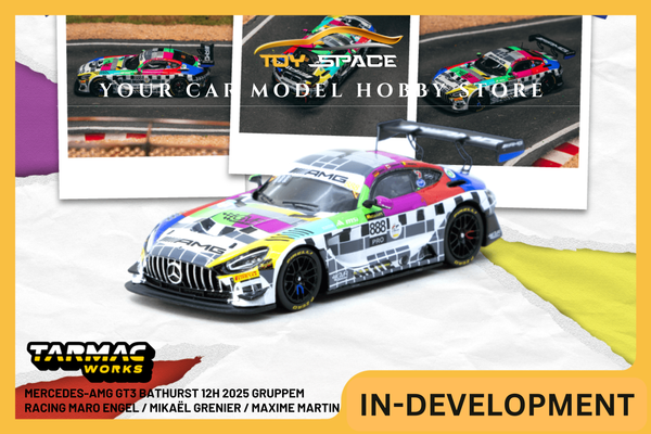 [TARMAC WORKS] 1:64 Mercedes-AMG GT3 Bathurst 12h 2025 GruppeM Racing Maro Engel / Mikaël Grenier / Maxime Martin