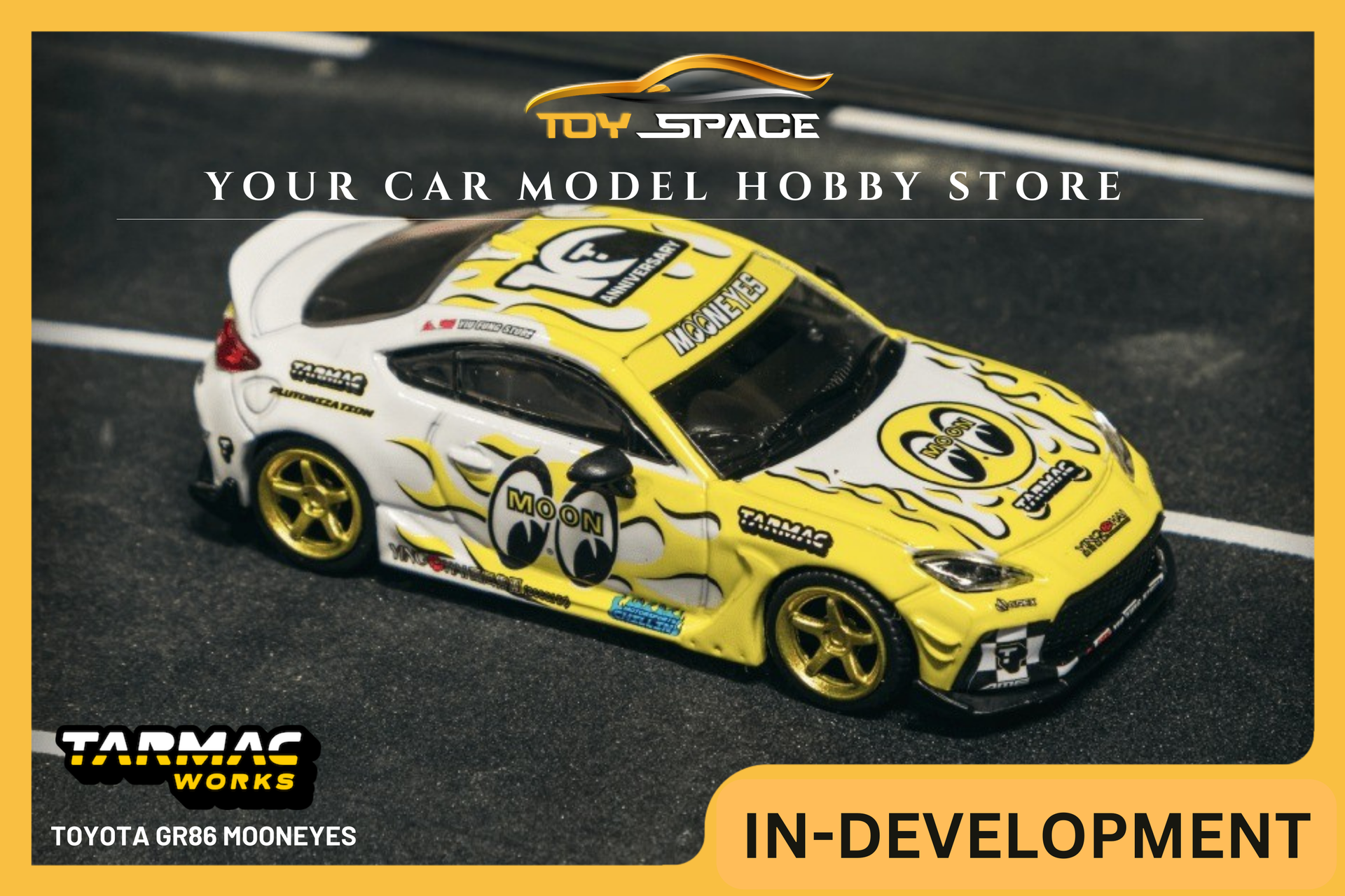 TARMAC WORKS] 1:64 Toyota GR86 Mooneyes