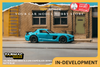 [TARMAC WORKS] 1:64 Mercedes-Benz SLS AMG Coupé Black Series Matte Blue