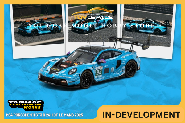 [TARMAC WORKS] 1:64 Porsche 911 GT3 R 24h of Le Mans 2025 - Winner of LMGT3 Ryan Hardwick / Richard Lietz / Riccardo Pera
