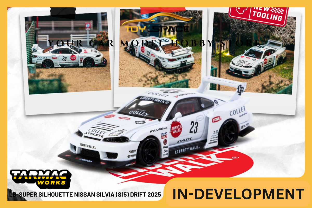 [TARMAC WORKS] 1:64 LB-Super Silhouette Nissan Silvia (S15) Drift 2025