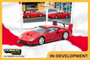 [TARMAC WORKS] 1:64 Ferrari F40 GTE Red