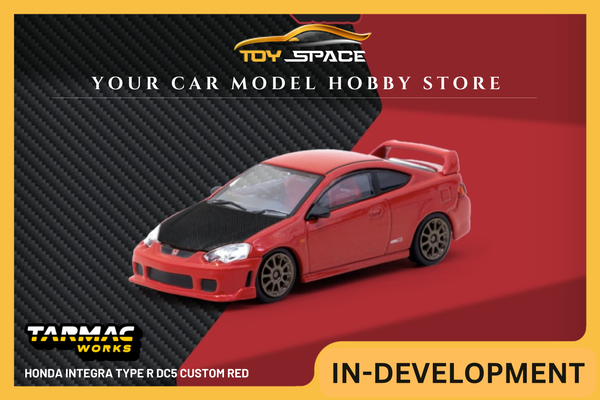 [TARMAC WORKS] 1:64 Honda Integra Type R DC5 Custom Red