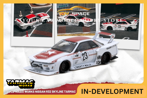 [TARMAC WORKS] 1:64 LB-Kaido Works Nissan R32 Skyline Tarmac