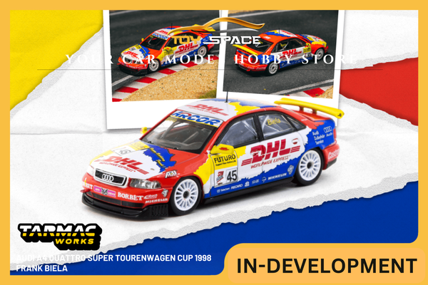 [TARMAC WORKS] 1:64 Audi A4 Quattro Super Tourenwagen Cup 1998 Frank Biela