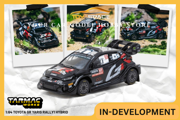 [TARMAC WORKS] 1:64 Toyota GR Yaris Rally1 Hybrid Safari Rally Kenya 2024 Winner Kalle Rovanperä / Jonne Halttunen