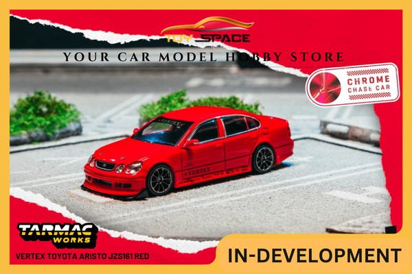[TARMAC WORKS] 1:64 VERTEX Toyota Aristo JZS161 Red