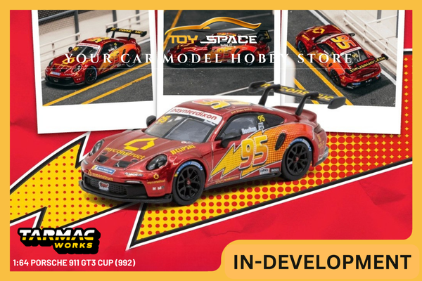 [TARMAC WORKS] 1:64 Porsche 911 GT3 Cup (992) Porsche Carrera Cup Australia 2025 Brett Boulton