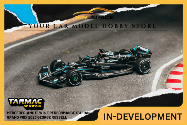 [TARMAC WORKS] 1:64 Mercedes-AMG F1 W14 E Performance Italian Grand Prix 2023 George Russell
