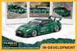 [TARMAC WORKS] 1:64 LB-Silhouette Works GT Nissan 35GT-RR Emerald Green - Toy Space Diecast Online Store Singapore