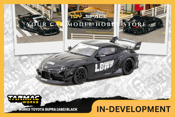 [TARMAC WORKS] 1:64 LB-Works Toyota Supra (A90) Black