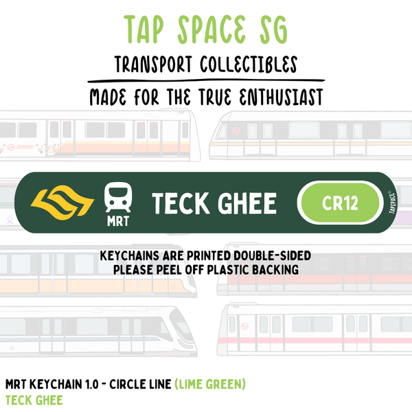 Teck Ghee MRT Station Keychain
