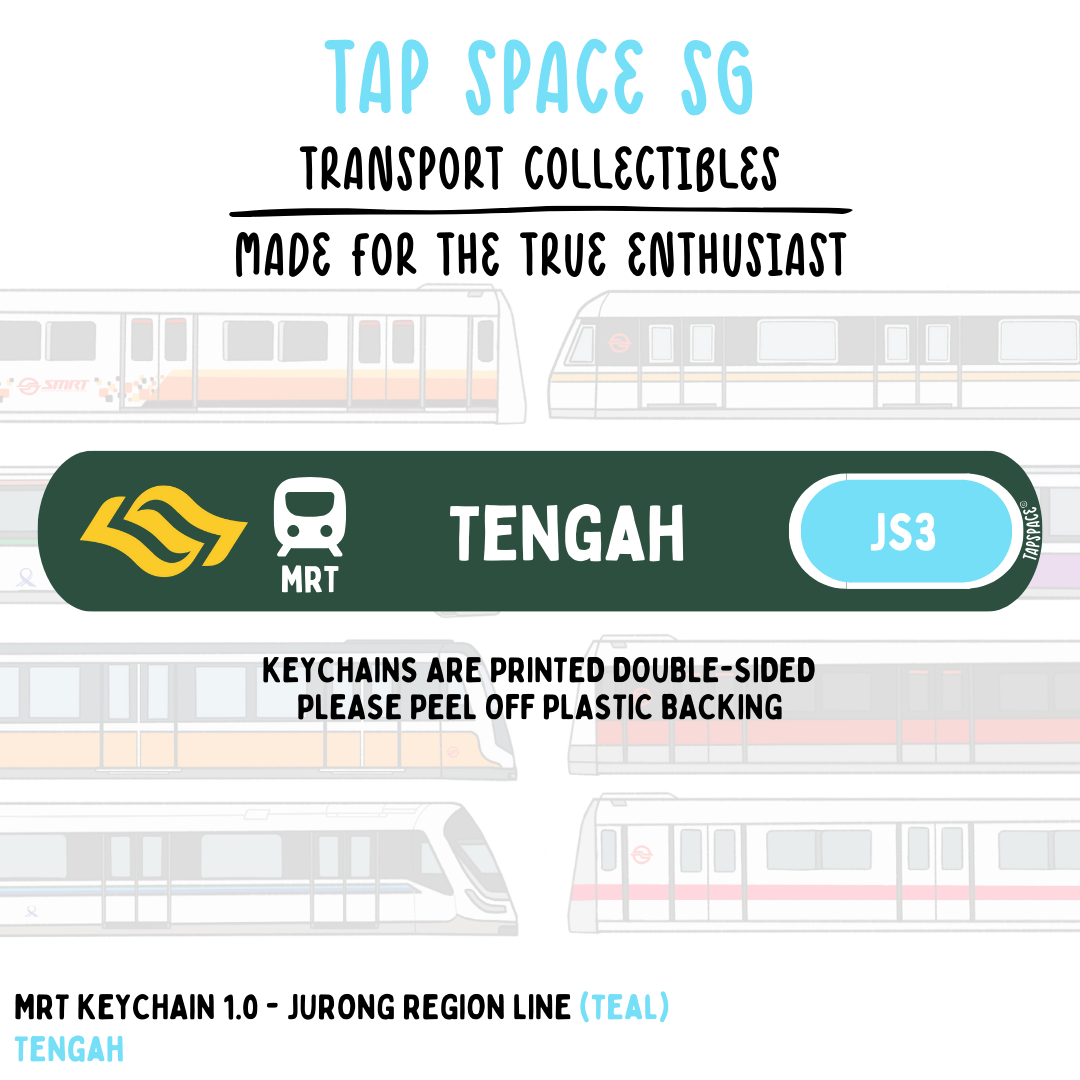 Tengah MRT Station Keychain