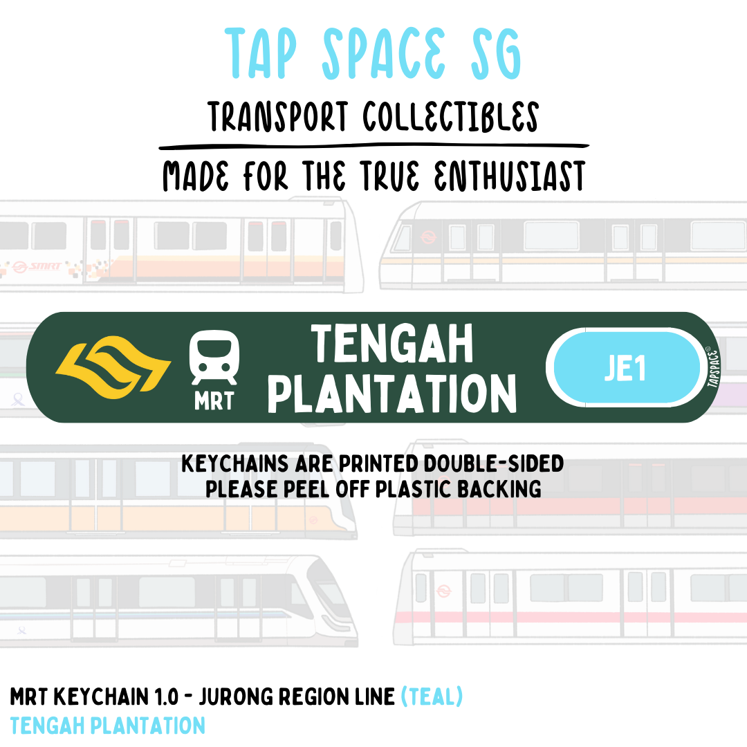 Tengah Plantation MRT Station Keychain