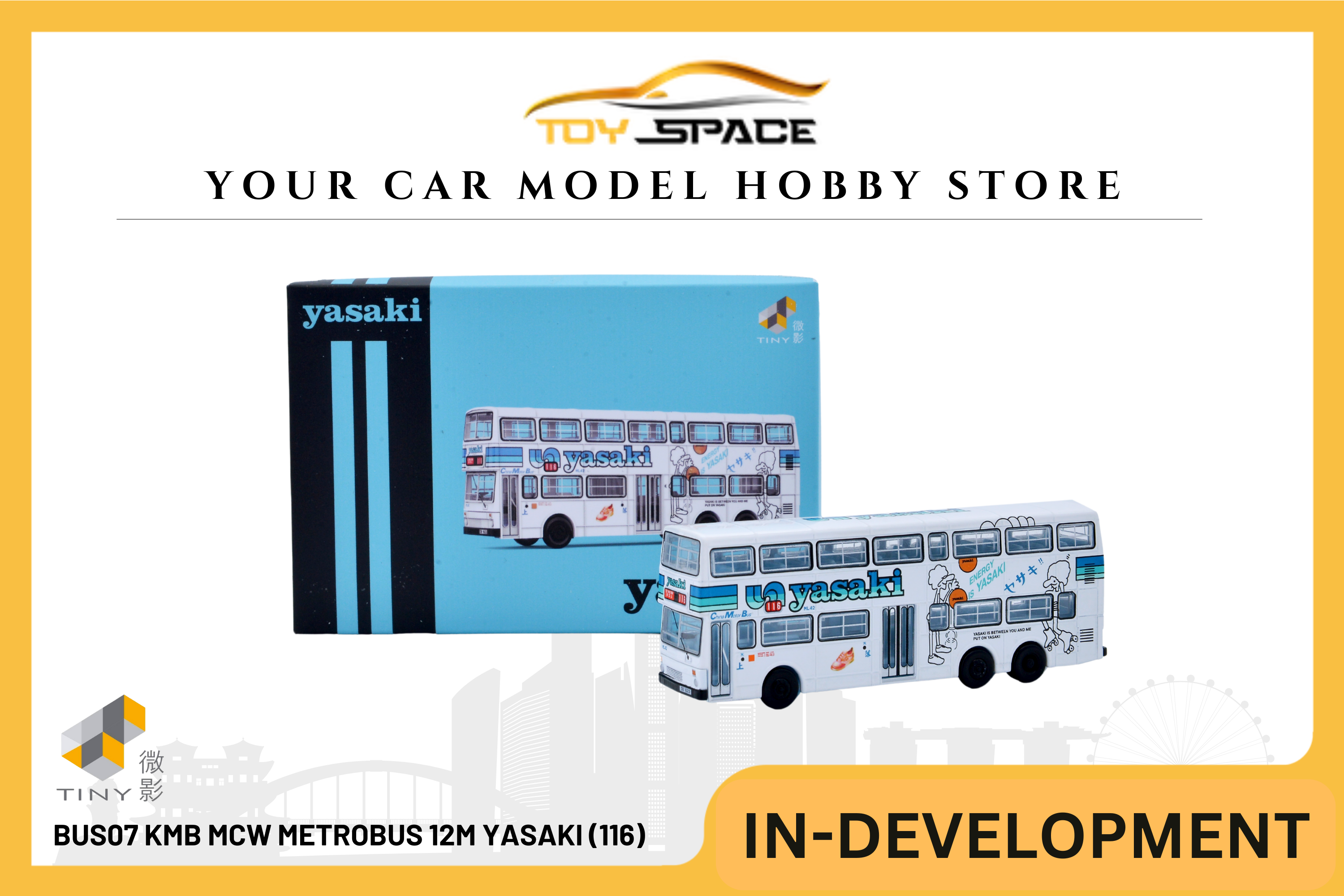 [TINY] 1:110 BUS07 KMB MCW Metrobus 12m Yasaki (116)