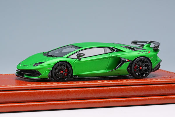 [MAKE UP] 1:64 Lamborghini Aventador SVJ 2018 Verde Alceo [TM007A]