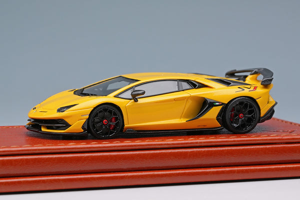 [MAKE UP] 1:64 Lamborghini Aventador SVJ 2018 New Giallo Orion [TM007B]