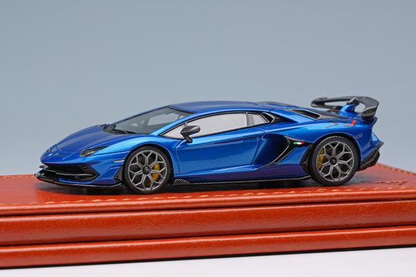 [MAKE UP] 1:64 Lamborghini Aventador SVJ 2018 Blu Nethuns [TM007E]