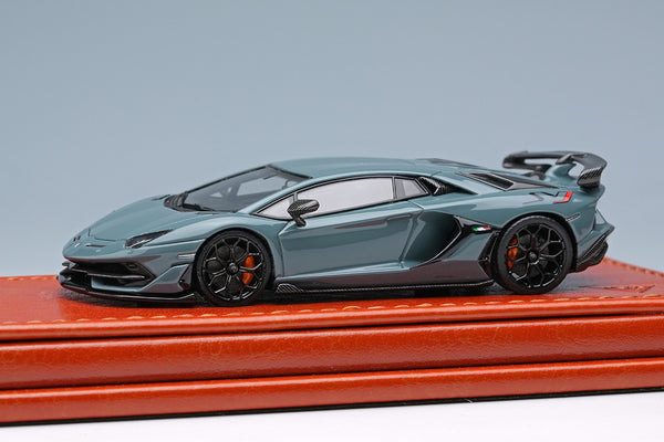 [MAKE UP] 1:64 Lamborghini Aventador SVJ 2018 Grigio Telesto [TM007F]