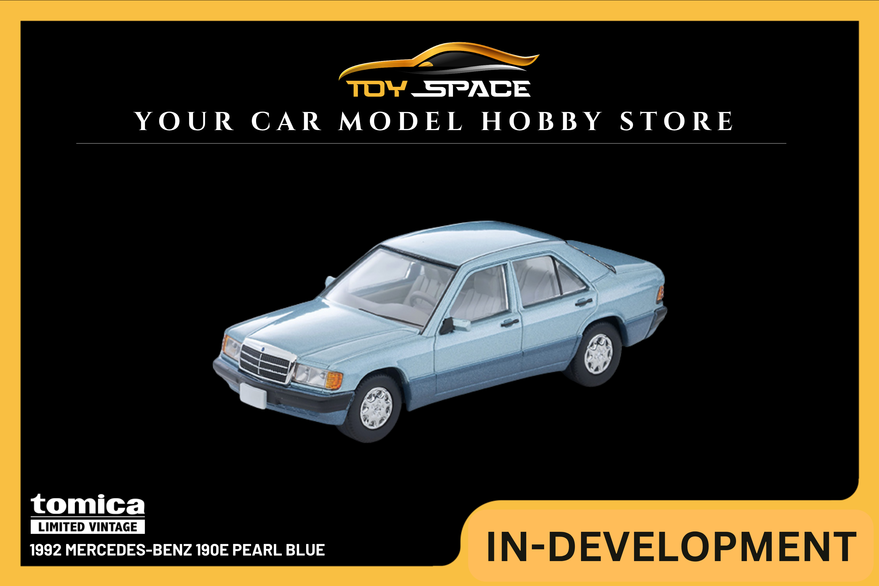 [TOMICA] 1992 Mercedes-Benz 190E Pearl Blue