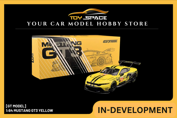 [GT MODEL] 1:64 Mustang GT3 Yellow