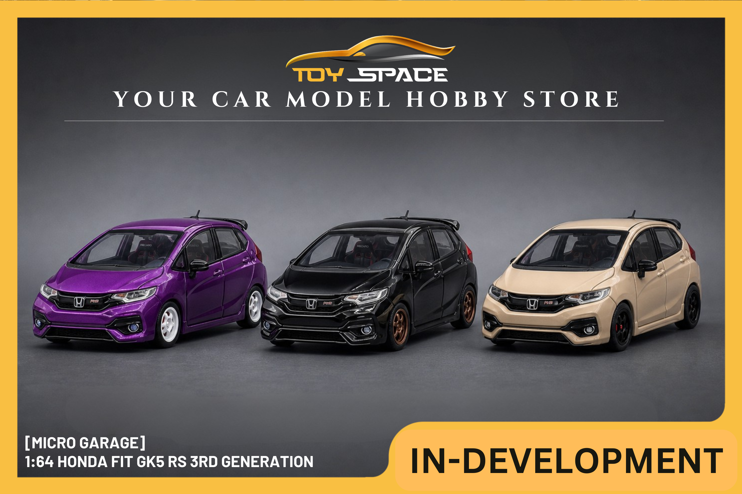 [MICRO GARAGE] 1:64 Honda Fit GK5 RS 3rd Generation