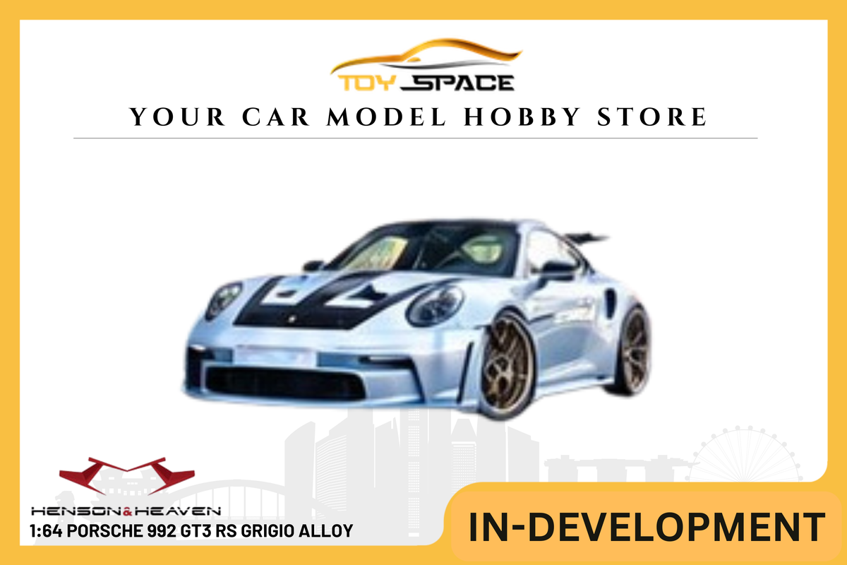 [HH MODEL] 1:64 Porsche 992 GT3 RS Grigio Alloy