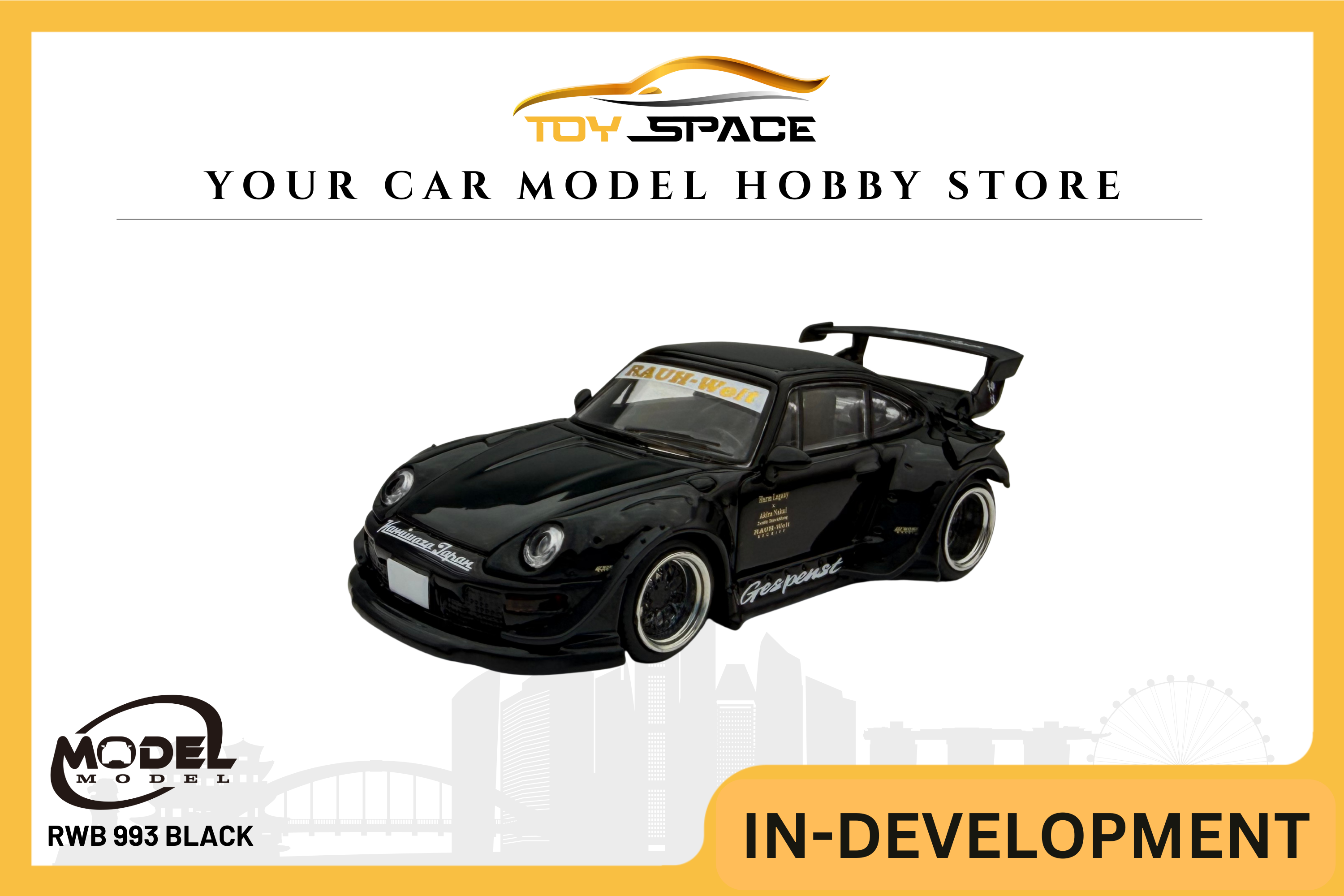 [MODEL MODEL] 1:64 RWB 993 Black